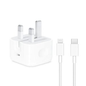 20W USB-C PD Charger for iPhone with Cable — UK Plug