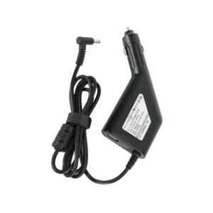 65W Car Charger for HP Laptop - 19.5V Blue Pin