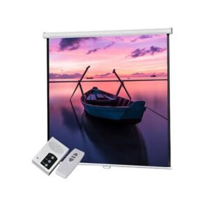 Speed-X 6 × 6 ft Electric Motorized Projector Screen