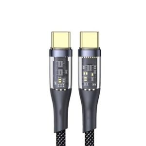 Aspor A153 240W USB-C PD Cable with LED — 1.8m