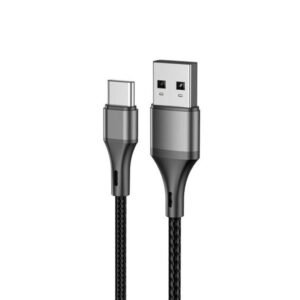 Aspor AC-18 3A USB-A to USB-C Nylon Cable — 1m