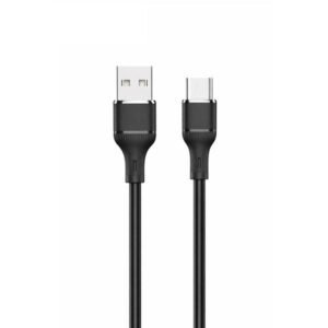 Logilink USB To Type C Silicone Fast Charging Data Cable 1m (1 Year Warranty) Black