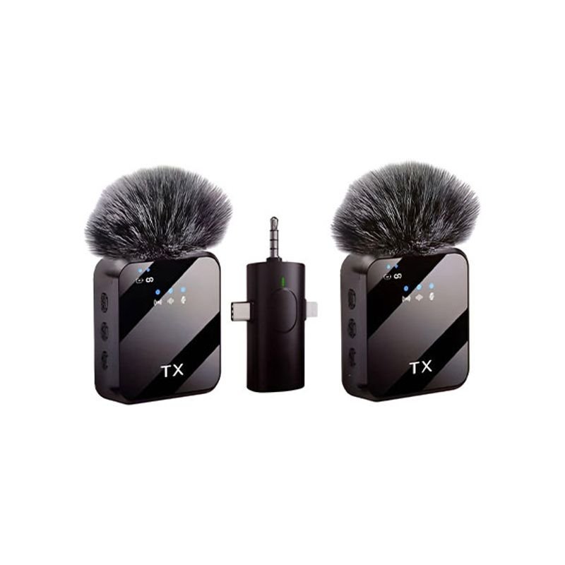 f11-2-3-in-1-dual-wireless-microphone F11-2 3-in-1 Dual Wireless Microphone