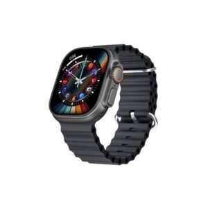 HK10 Ultra 3 2.02-inch AMOLED Smartwatch (Black, Two Straps)