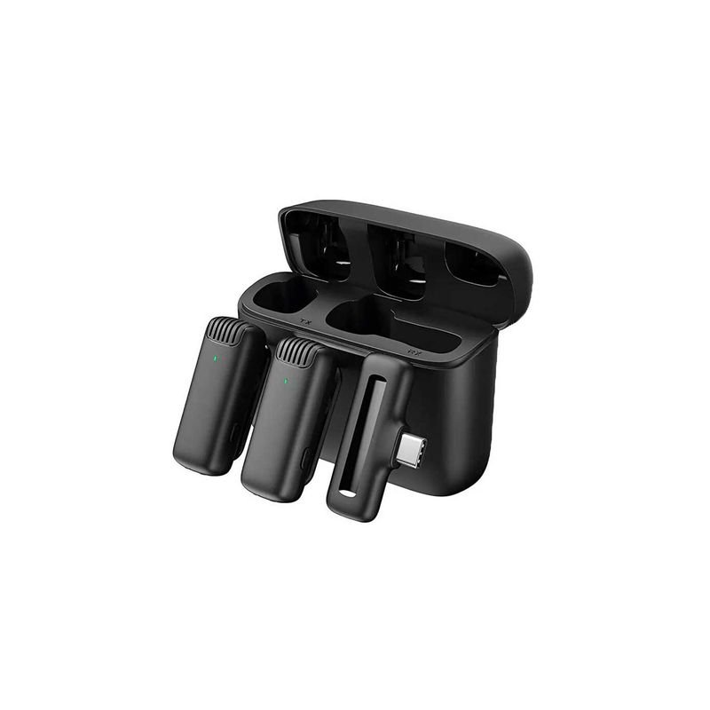 j13-usb-c-dual-wireless-microphone-with-charging-case J13 USB-C Dual Wireless Microphone with Charging Case