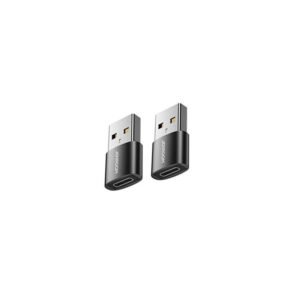 Joyroom S-H152 USB-A to USB-C Adapter — 2-Pack Black