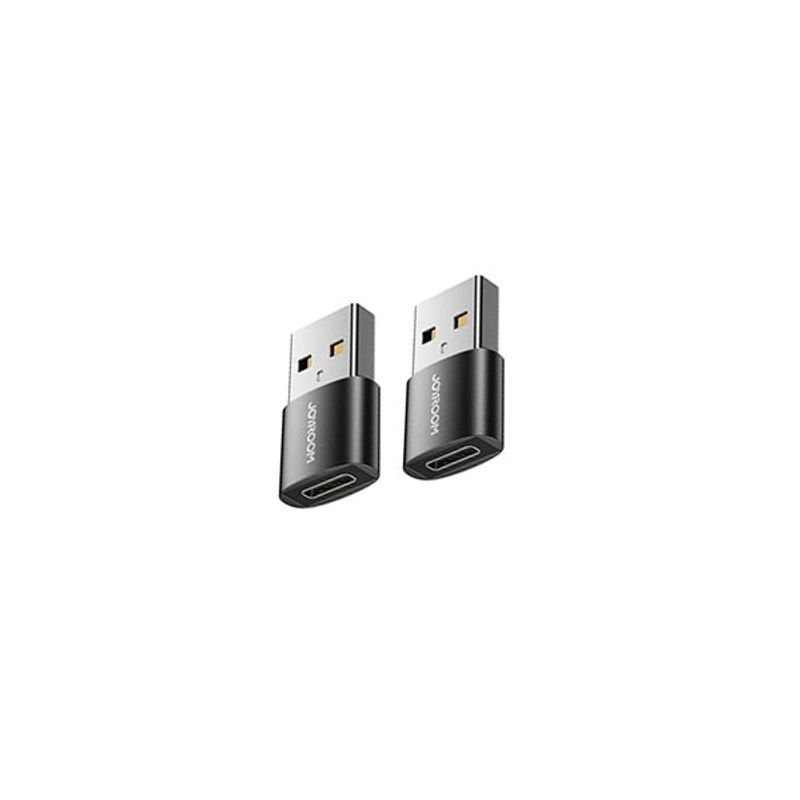 joyroom-s-h152-usb-a-to-usb-c-adapter-2-pack-black Joyroom S-H152 USB-A to USB-C Adapter — 2-Pack Black