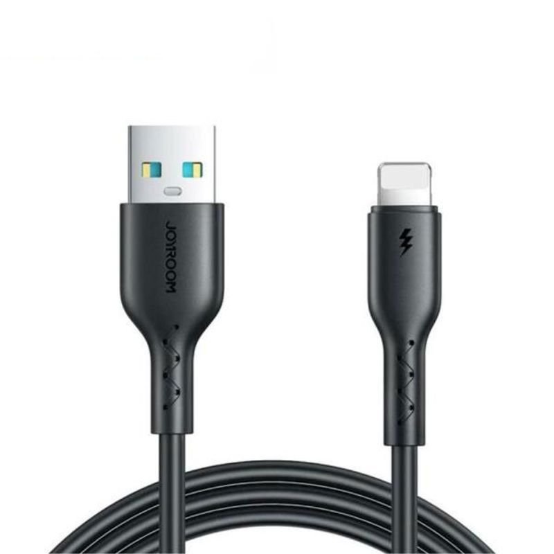 joyroom-sa26-al3-3a-usb-a-to-lightning-cable-1m-black Joyroom SA26-AL3 3A USB-A to Lightning Cable — 1m Black