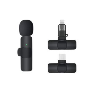 K9 Wireless Lavalier Microphone with Lightning/USB-C Receiver