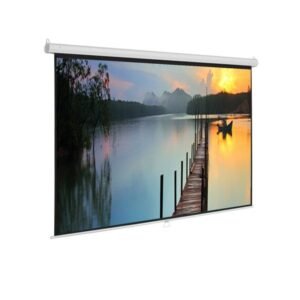 Manual Projector Screen with Wall/Ceiling Mounting