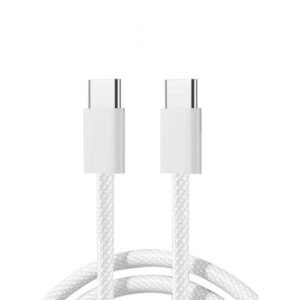 S-A45 Ben Series 60W USB-C Braided Cable — 1m White
