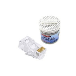 Speed-X Cat6 UTP RJ45 Connectors — 100-Pack