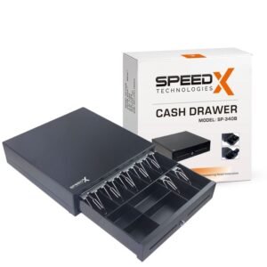 Speed-X SP-340B POS Cash Drawer, 7-Bill 4-Coin