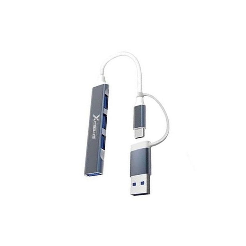 speed-x-sp-utc41-2-in-1-4-port-usb-3-0-hub Speed-X SP-UTC41 2-in-1 4-Port USB 3.0 Hub