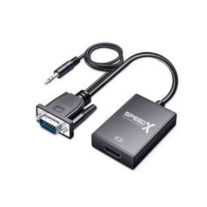 Speed-X SP-VH108 VGA to HDMI Adapter with Audio