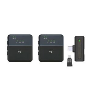 SX8 USB-C and iPhone Dual Wireless Microphone