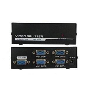 4-Port VGA Splitter 200MHz