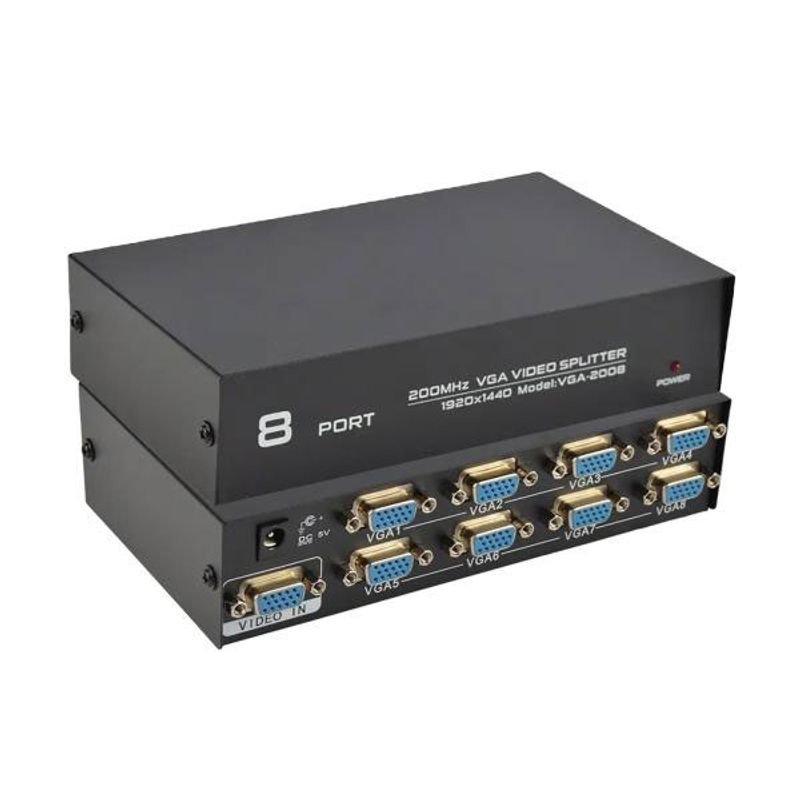 vga-splitter-8-port-200-mhz 8-Port VGA Splitter 200MHz