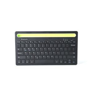Wireless Bluetooth Keyboard with Phone and Tablet Holder