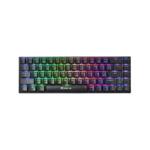 Xtrike Me GK-995W 68-Key Wireless Mechanical Keyboard, Black