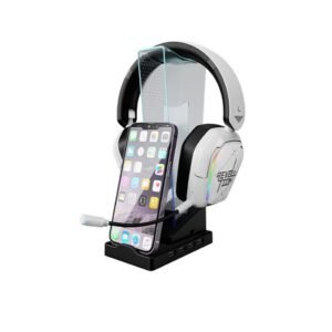 Xtrike Me HT-09 Headset & Phone Stand with 4-Port USB Hub